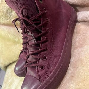 Nike Men's Burgundy High-Top Sneakers
